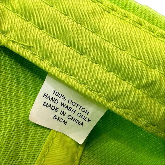 Vintage Y2K Lime Green Embroidered Microsoft Gamer StrapBack Hat - One Size - Picture 8 of 8